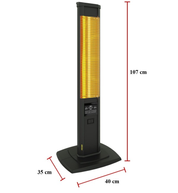MirKraft Fever Stand Type Carbon Infrared Heater - Image 3