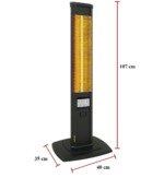 Calentador de pie controlado por infrarrojos MirKraft Future Carbon - Imagen 4