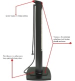 Calentador de pie controlado por infrarrojos MirKraft Future Carbon - Imagen 3