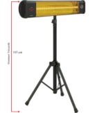 MirKraft Effect Tripod Quartz Infrared Heater - Image 5