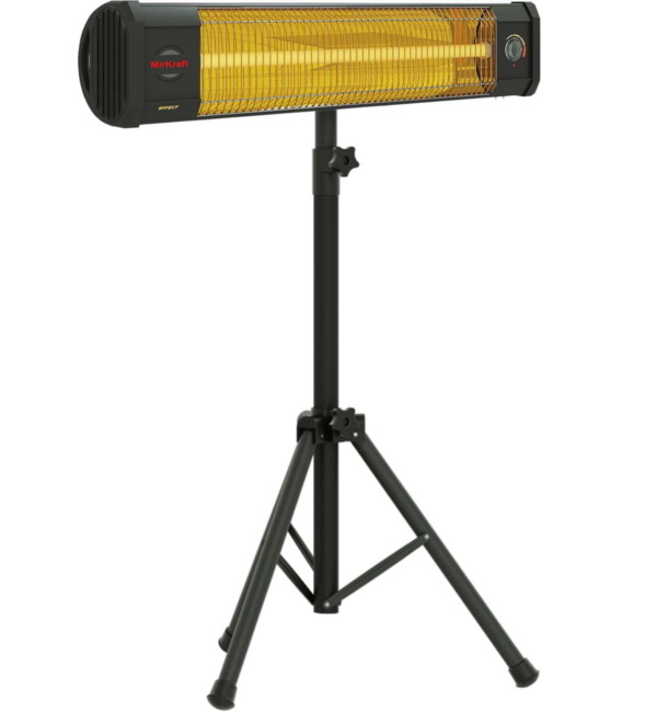 MirKraft Effect Tripod Quartz Infrared Heater - Image 1