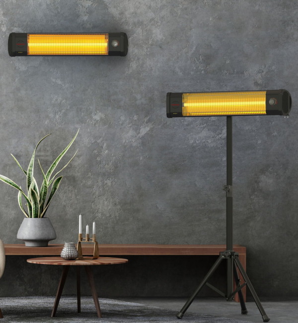 MirKraft Effect Tripod Quartz Infrared Heater - Image 4
