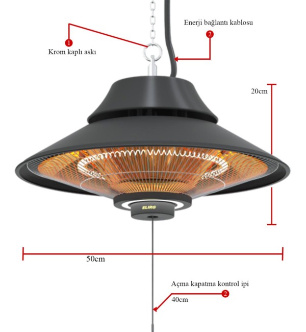MirKraft Elirg Light Colgante - Imagen 4