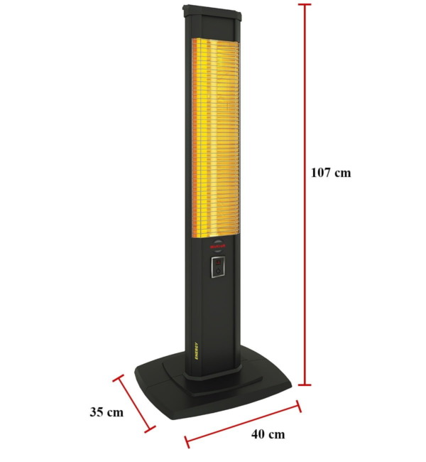 MirKraft Energy Carbon Infrared Controlled Heater - Image 5