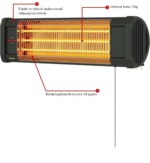 MirKraft Essby Wall Mounted Infrared Heater - Image 3