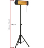 MirKraft Essby Tripod Quartz Infrared Heater - Image 7
