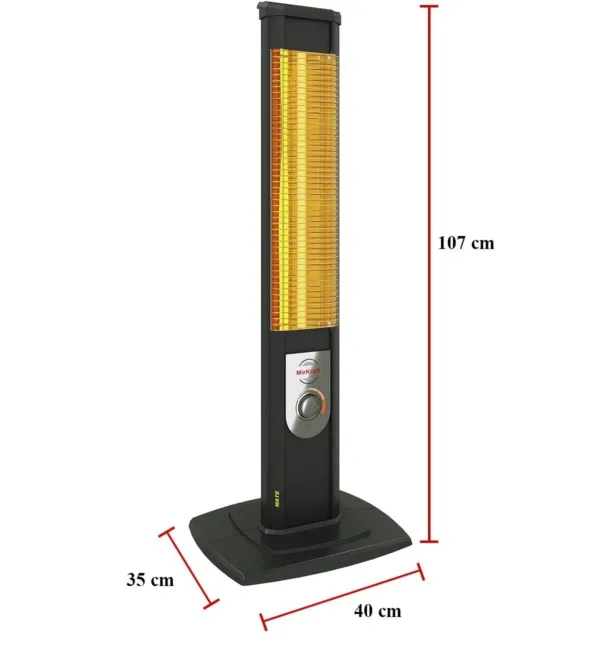 MirKraft Mate Carbon Infrared Stand Heater - Image 5