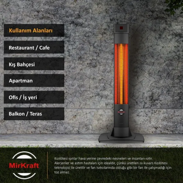 MirKraft Solaris 2200 High Efficiency Carbon Infrared Heater - Image 5