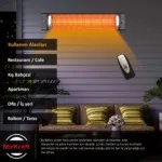 MirKraft Eclipse Wall Mount 2200W Heater - Image 6