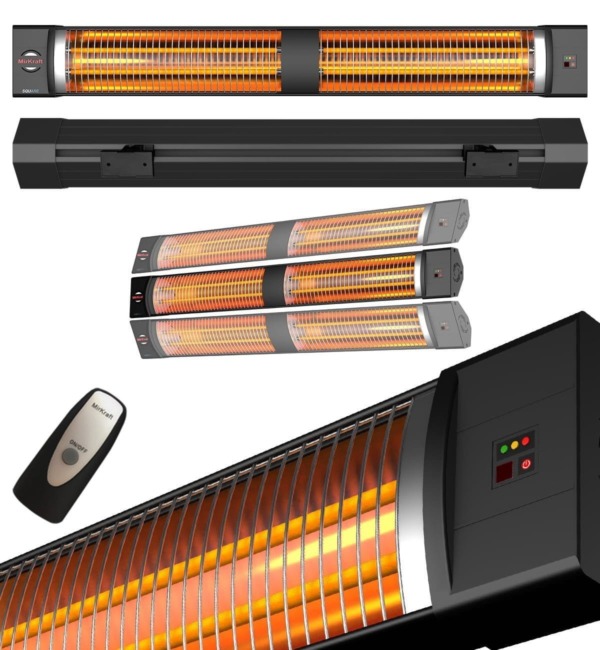MirKraft Square Wall Mounted 2800W Powerful Heater - Image 1