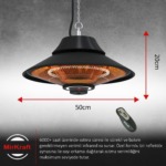 MirKraft Elirg RC Pendant Ceiling Heater - Image 3