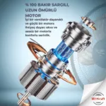 MirKraft FS-M5018 18" Ventilador manual de metal con soporte de hélice - Imagen 4