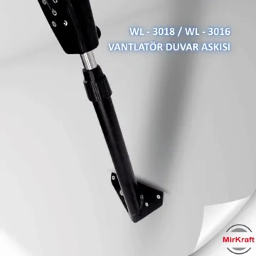 MirKraft WL-3016 Remote Controlled Wall Type Fan