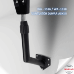 MirKraft WA - 1516 Remote Control Wall Mounted Fan - Image 2