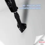 MirKraft WS-2018 Remote Control Wall Mounted Fan - Image 2