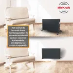Ecomin Antrasit Elektrikli Konvektör Isıtıcı - Görsel 4