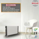 Ecomin Beyaz Elektrikli Konvektör Isıtıcı