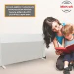 ECON 110 Beyaz Dijital Konvektör Isıtıcı - Görsel 6