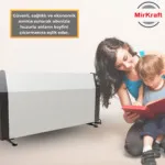 ECON 110 Antrasit/Beyaz Manuel Konvektör Isıtıcı - Görsel 6