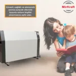 ECON 70 Antrasit/Beyaz Dijital Elektrikli Konvektör Isıtıcı - Görsel 6