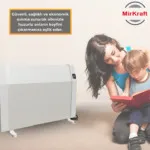 ECON 70 Beyaz Dijital Elektrikli Konvektör Isıtıcı - Görsel 6