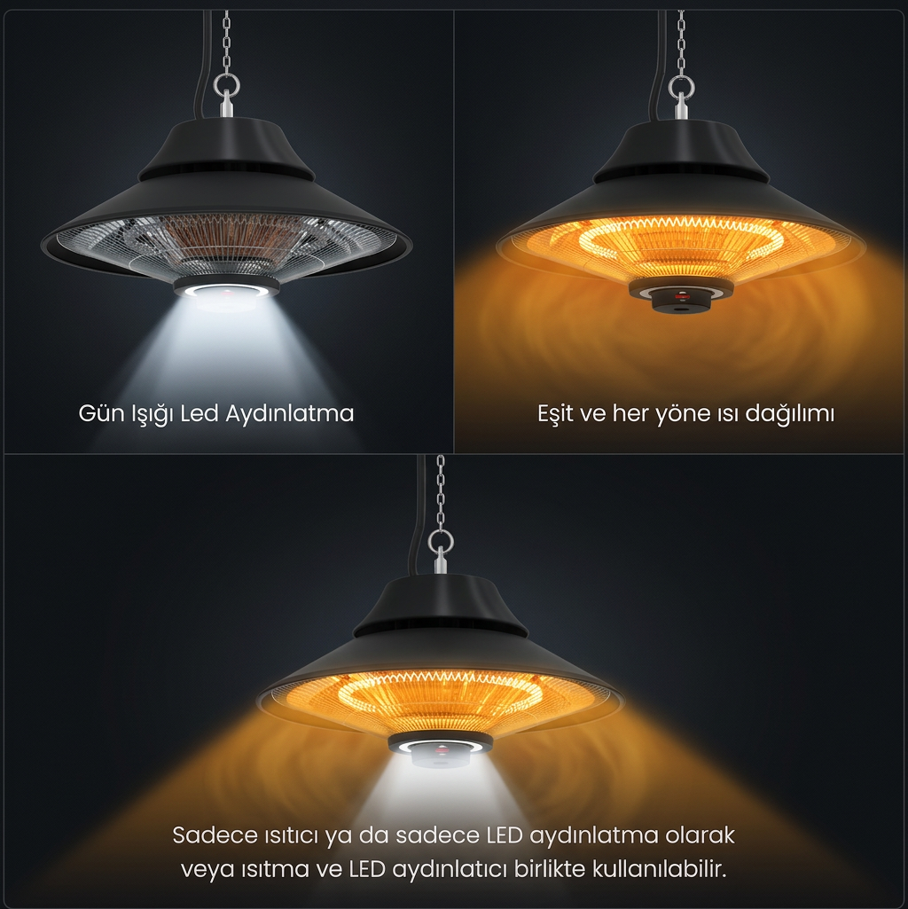 ELIRG R.C 2000 WATT - WITH LIGHT AND REMOTE CONTROL