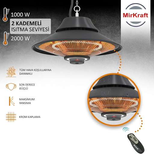 ELIRG R.C 2000 WATT - WITH LIGHT AND REMOTE CONTROL